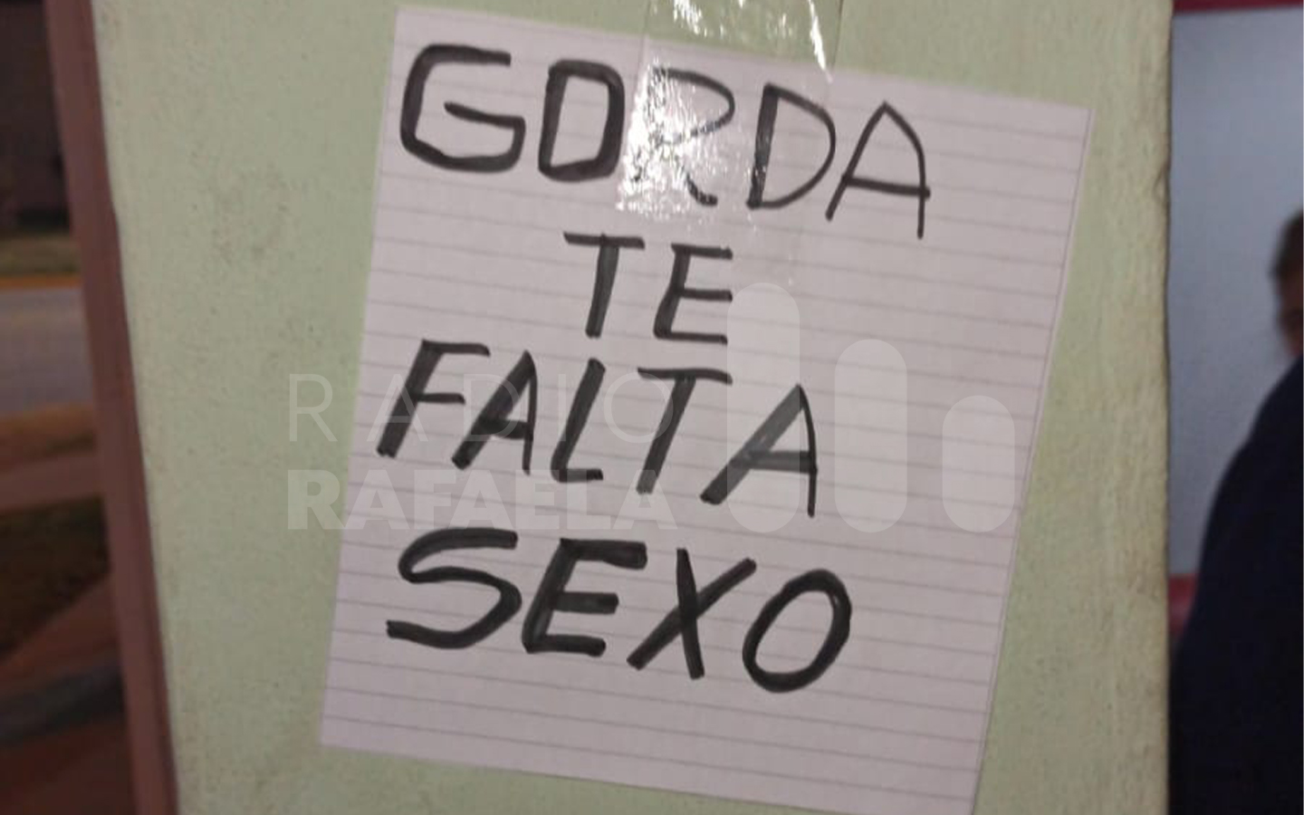 Gorda, te falta sexo