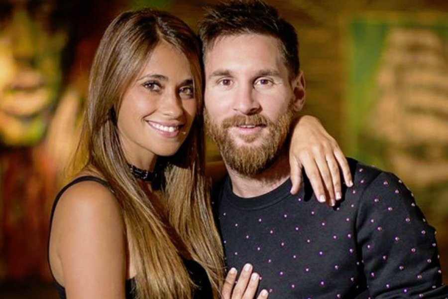 Antonela Roccuzzo y Lionel Messi