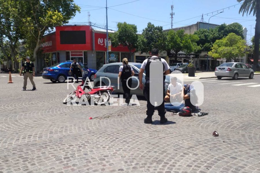 Accidente en Microcentro